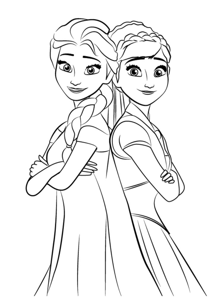 Coloriages Reine des neiges  20 images gratuites à imprimer