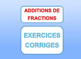 addition de fractions