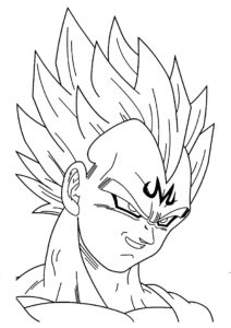 coloriage vegeta