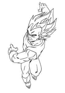 Coloriage dragon ball z