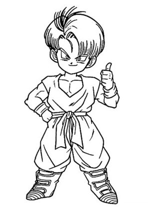 coloriage dragon ball z