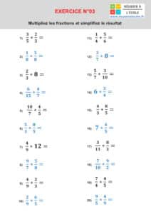 Multiplication de fractions