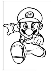 coloriage mario à imprimer pdf