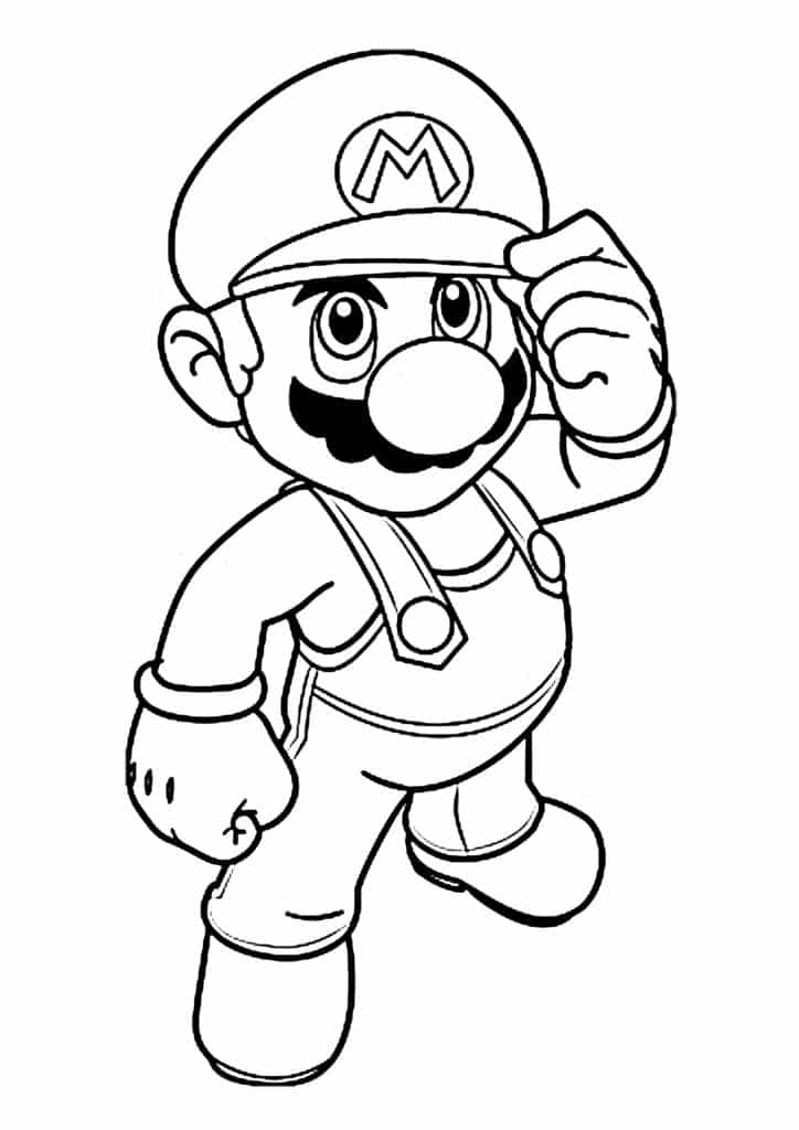 Coloriage Mario  25 supers dessins à imprimer GRATUITEMENT