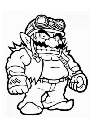 coloriage mario