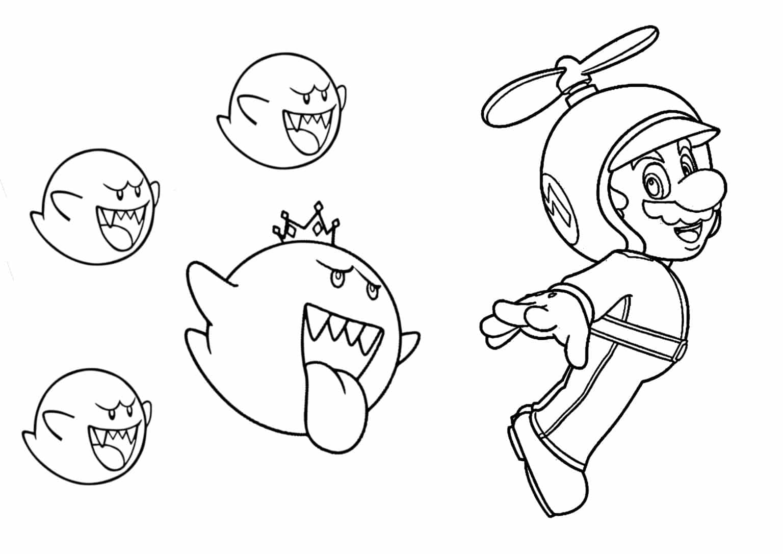 Coloriage Mario | 25 supers dessins à imprimer GRATUITEMENT