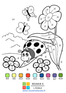 coloriages magiques multiplication