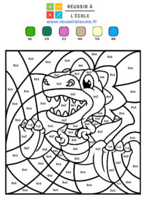 coloriage magique tables de multiplication