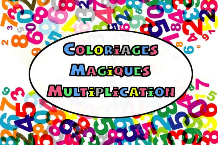 COLORIAGES MAGIQUES MULTIPLICATION