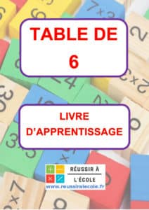 TABLE DE 6 MULTIPLICATION