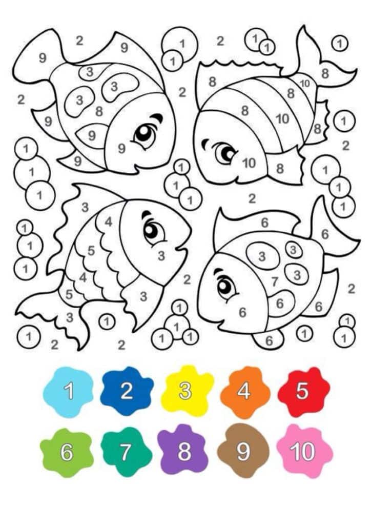 Coloriages Magiques | 12 images à imprimer gratuitement