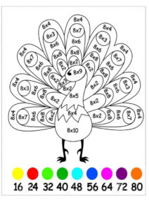 coloriages magiques multiplication