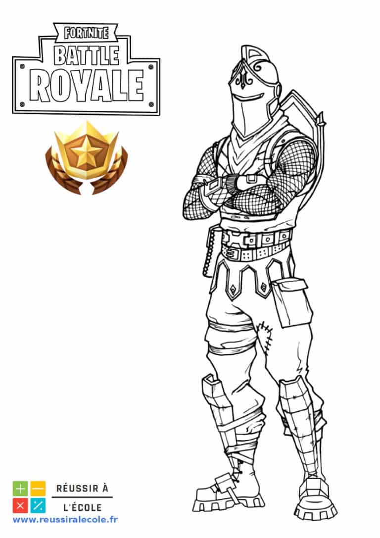 Coloriage Fortnite GRATUIT 20 dessins à imprimer en 1 clic