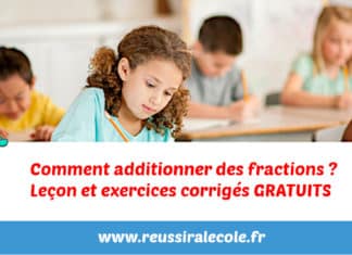 comment additionner des fractions