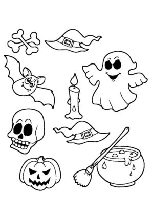 dessin halloween a imprimer