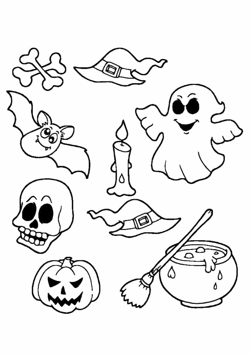 Dessin Halloween Facile A Imprimer Gratuit Coloriage Halloween | 15 images à imprimer GRATUITEMENT