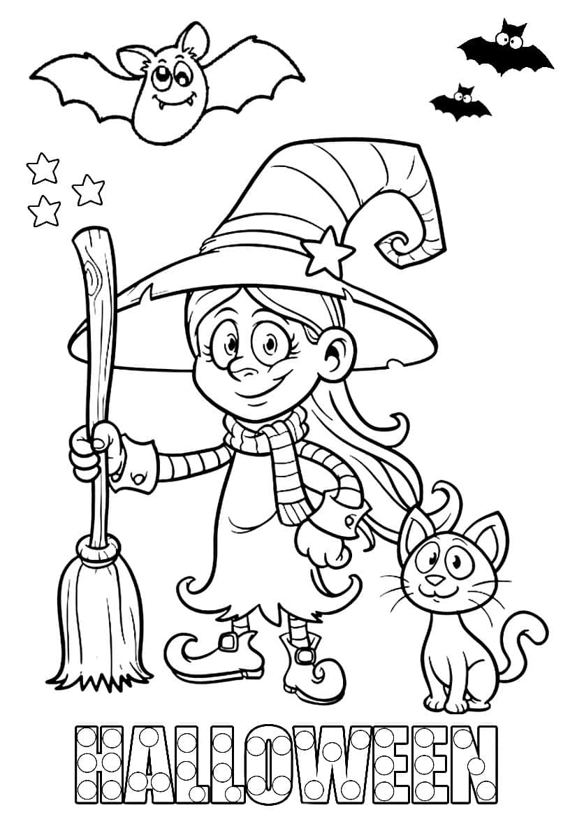 Coloriage Halloween | 15 images à imprimer GRATUITEMENT