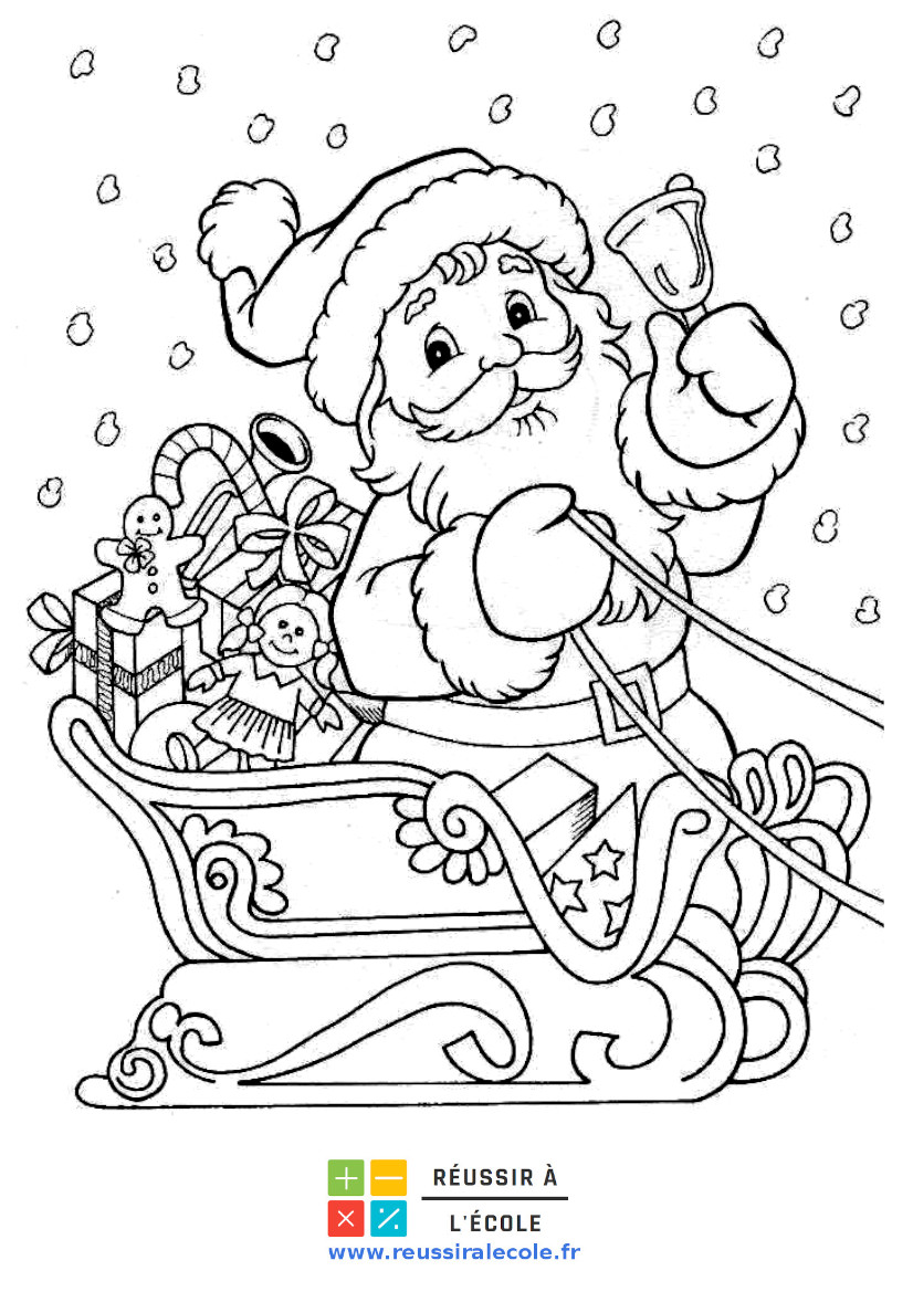 Livre de coloriage de Noël I feuilles de coloriage de Noël enfants