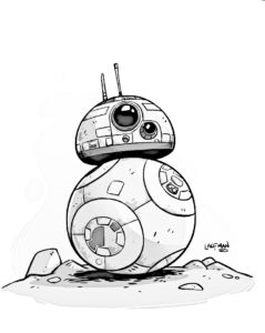 coloriage star wars bb8