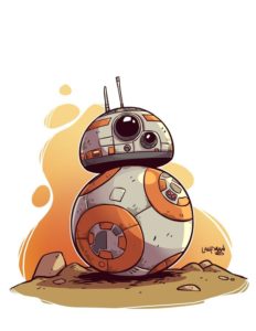 coloriage star wars bb8