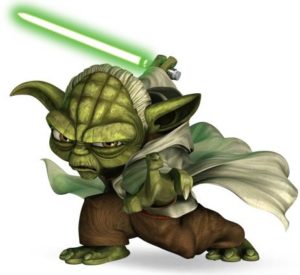 coloriage star wars yoda