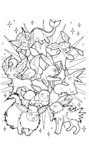 Livre de coloriage Pokemon, 65 images Pokemon à imprimer pour