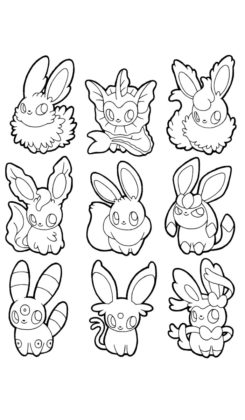 pokemon coloriage