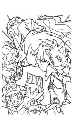 coloriage pokemon à imprimer