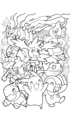 pokemon coloriage