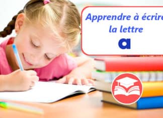 ecrire la lettre a