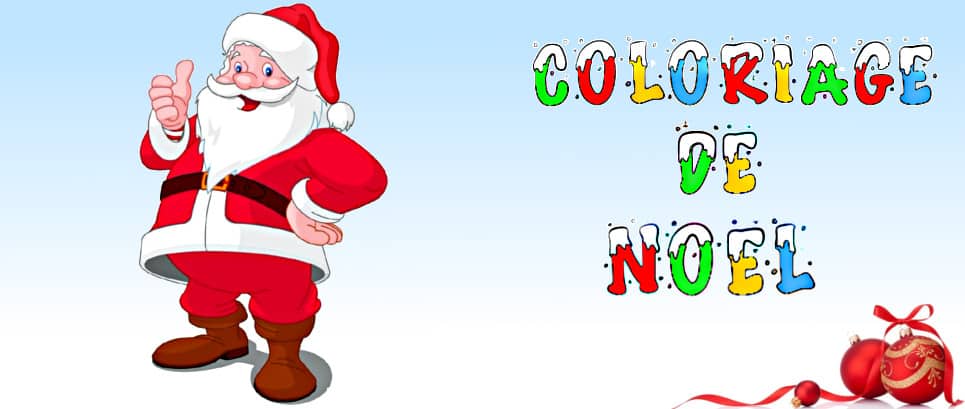 coloriage pere noel