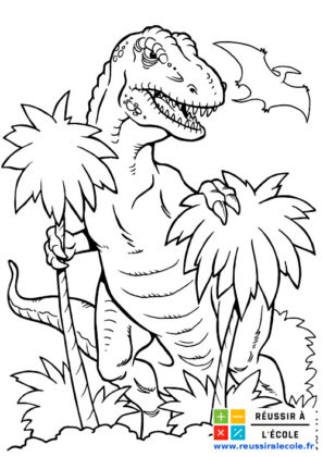 coloriage dinosaure gratuit