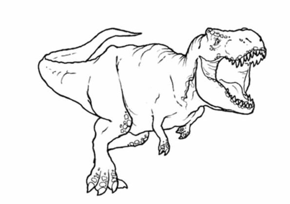 coloriage dinosaure a imprimer