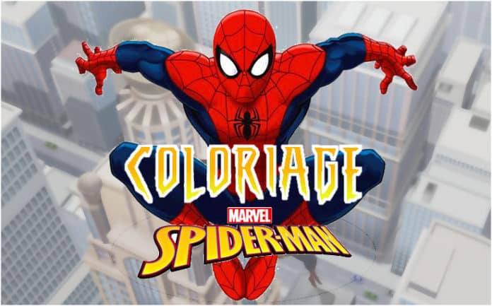 coloriage spiderman