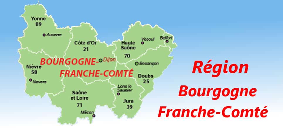 carte departements France