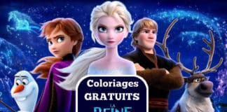 coloriage reine des neiges