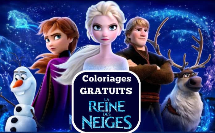 coloriage reine des neiges