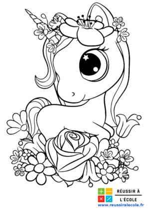 licorne coloriage