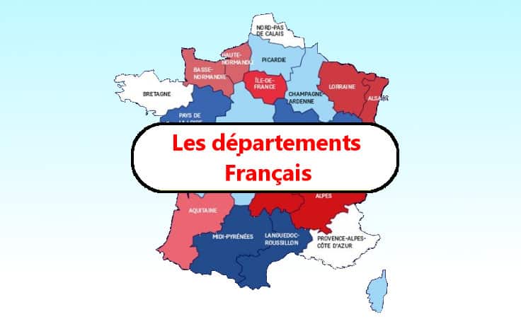 Carte de la France avec les départements : page 2