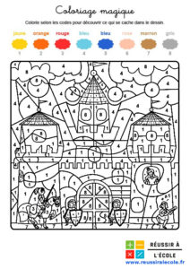 coloriage magique maternelle gs