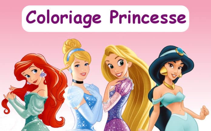 coloriage princesse