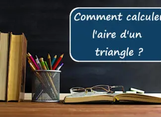 comment calculer l aire d un triangle