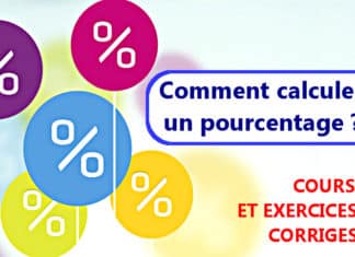 comment calculer un pourcentage