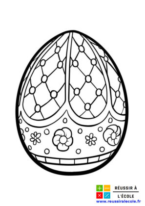 coloriage paques à imprimer