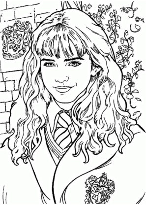 coloriage hermione