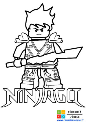 coloriage ninjago