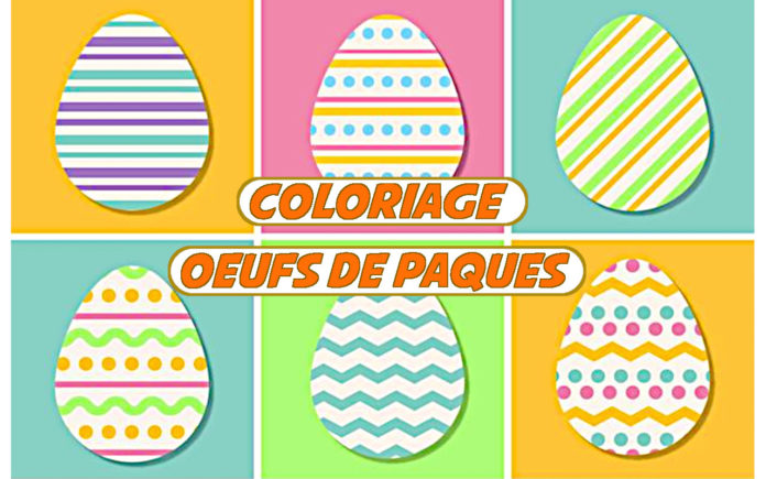 coloriage oeuf de paques