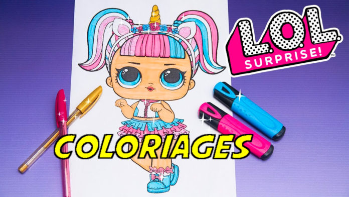 coloriage poupee lol