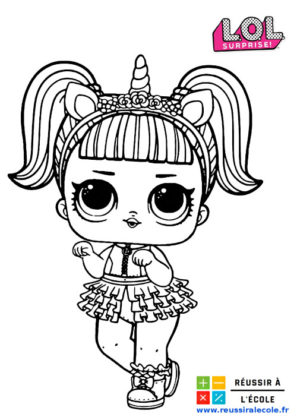 poupee lol coloriage