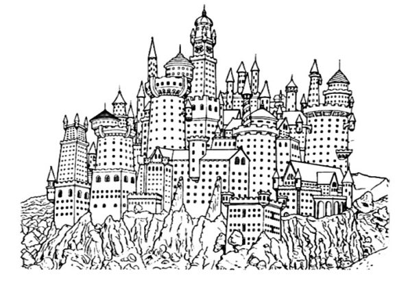 coloriage harry potter à imprimer